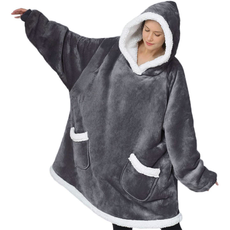 CouchHoodie™ - Mysig oversize hoodie-filt