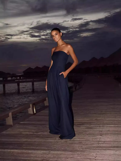 Braidy™ | Elegant jumpsuit utan axlar