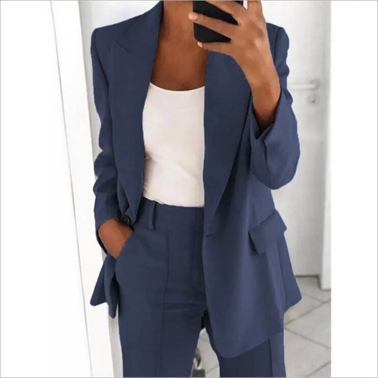 MARILYN™️ | Stilren Blazer-Kostym För Kvinnor – Smickrande Passform