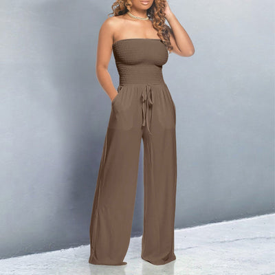 Sofia™  - Trendig jumpsuit utan axlar