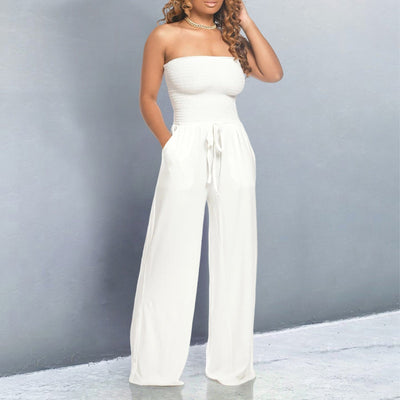 Sofia™  - Trendig jumpsuit utan axlar